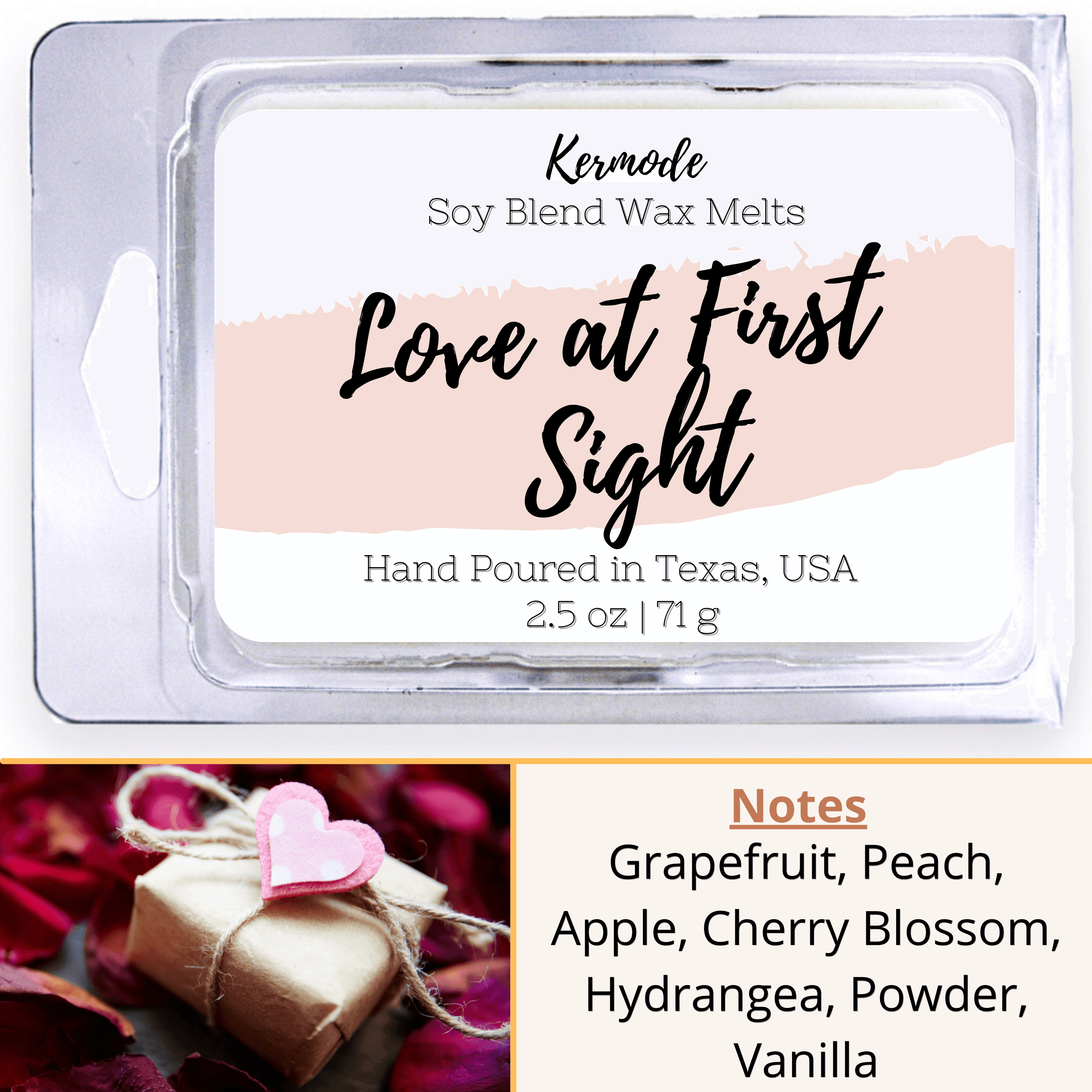 Love at First Sight - Highly Scented Soy Wax Melts for Summer and