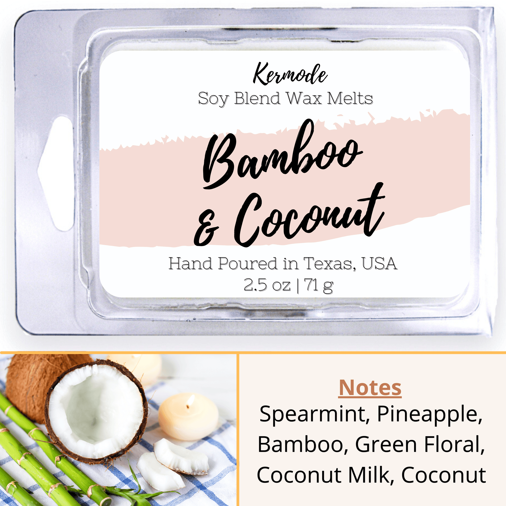 Bamboo & Coconut - Wax Melts – Kermode